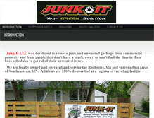 Tablet Screenshot of junk-it-removal.com
